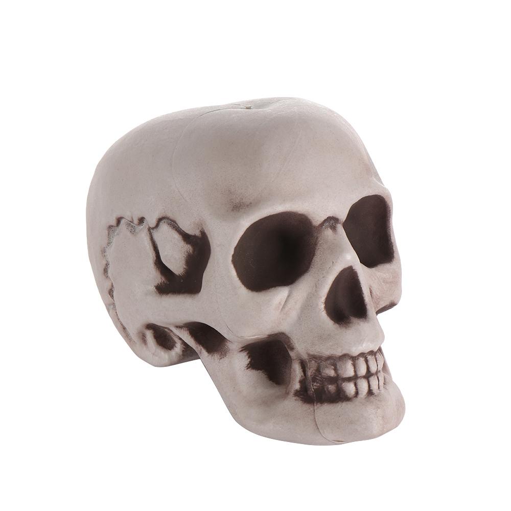 1PC Terrible Party Decoration Game Supplies Halloween Props Human Skeleton Skull Head Hanging Decor