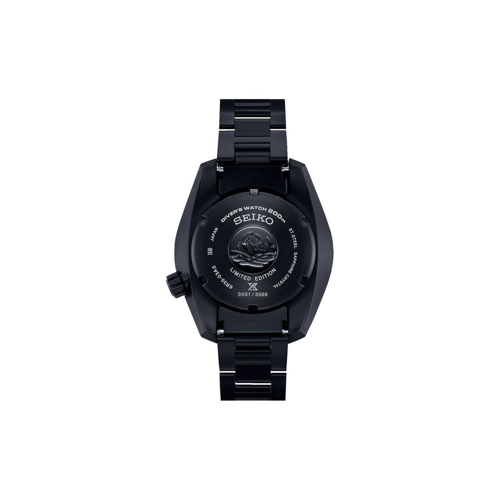 SEIKO Automatic Mechanical Movement Stainless Steel Strap Watch Men's Watches Black Dial SBDC193