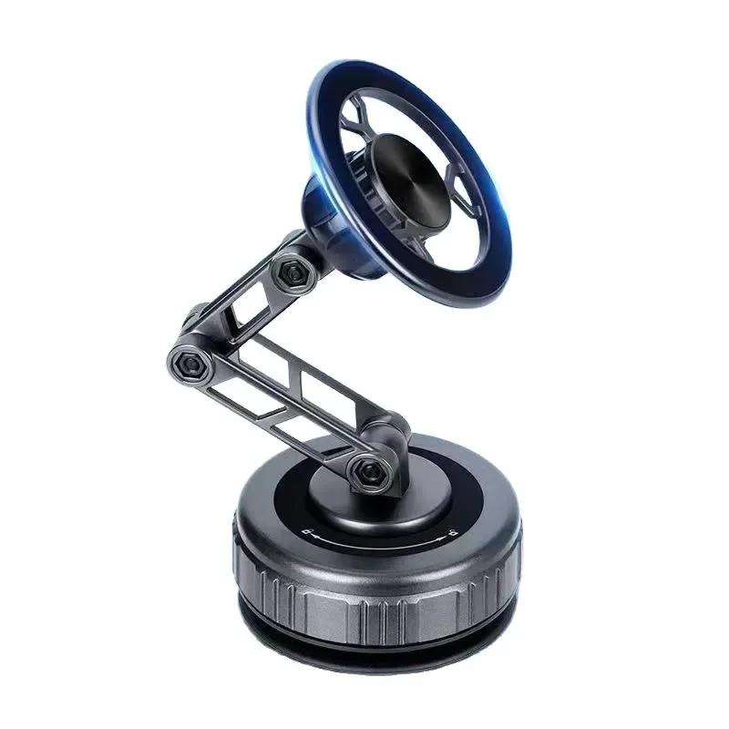 Three-Axis Foldable 360° Rotating Mechanical Arm Car Phone Holder Universal Mount Navigation Vacuum Magnetic Phone Stand