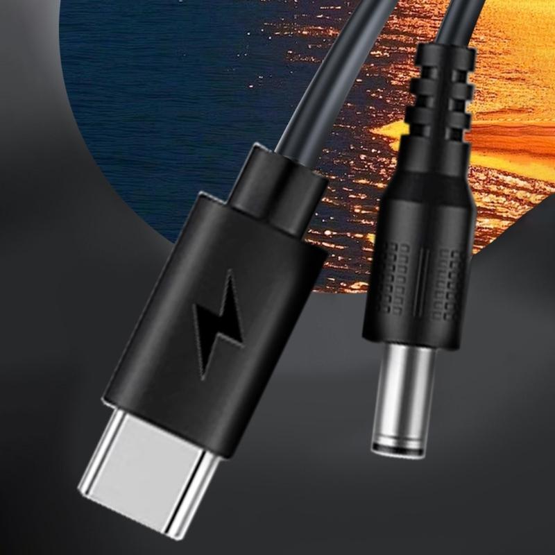 Universal USB Type C to DC5V Adapters Cable Kit Includes 14 Connectors for Charging Routers Cameras LED Lights