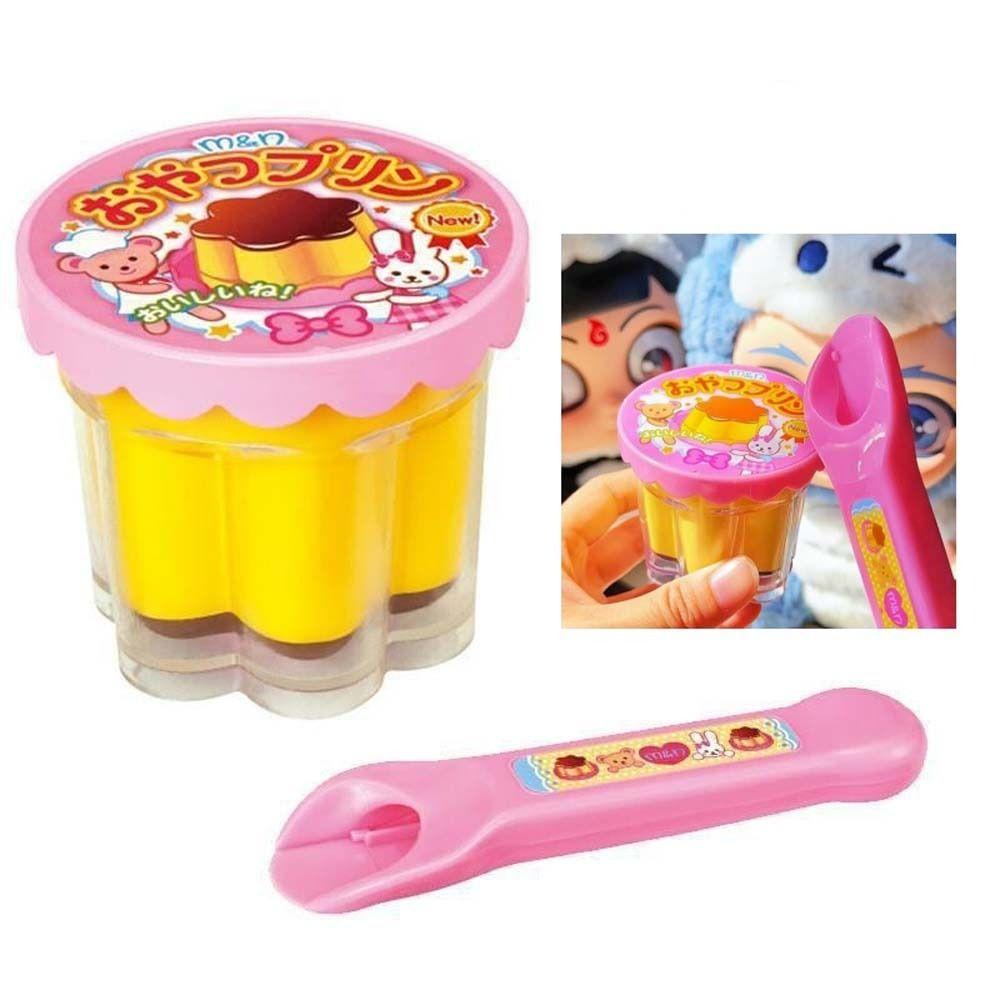 Simulation Pudding Feeding Toy Food Feeding Play House Toys Strawberry Pudding Toy  Children's Toy