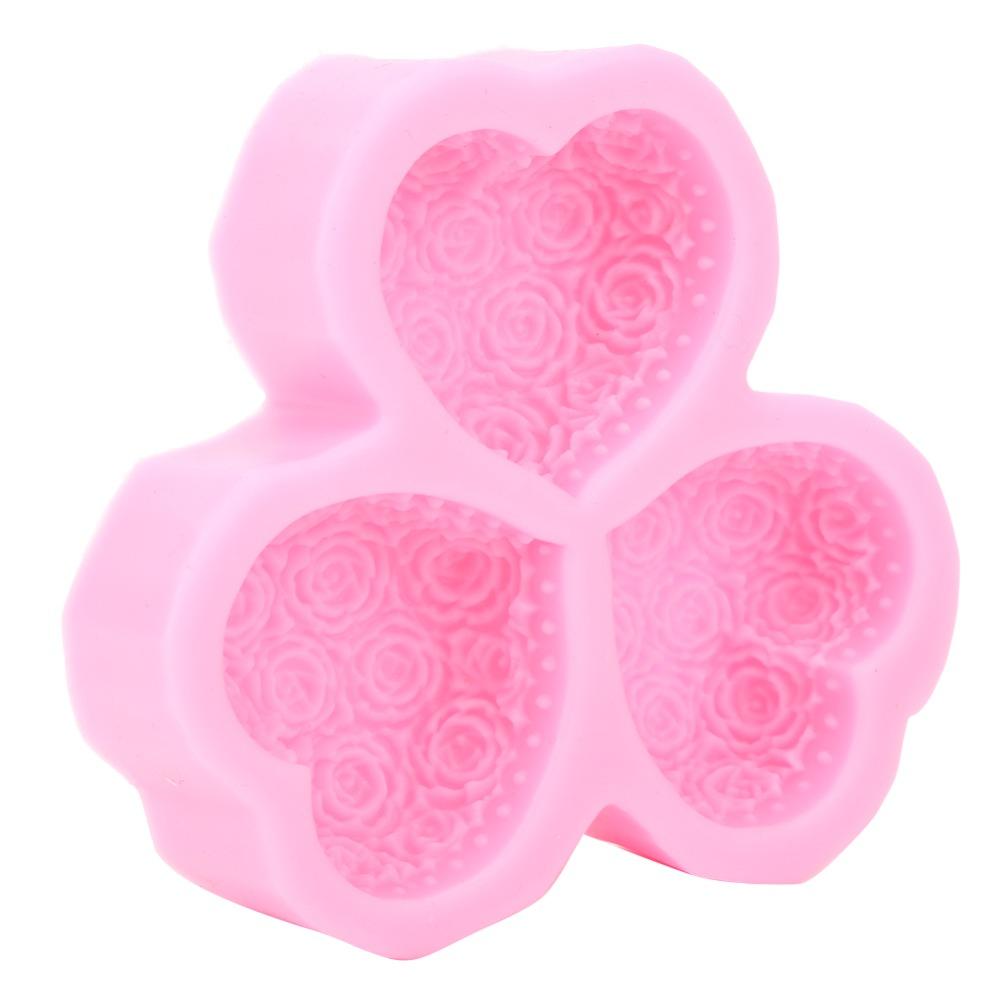Silicone Material Rose Flower Mold Rose Flower Shape Chocolate Mould Cake Mould Cake Decoration