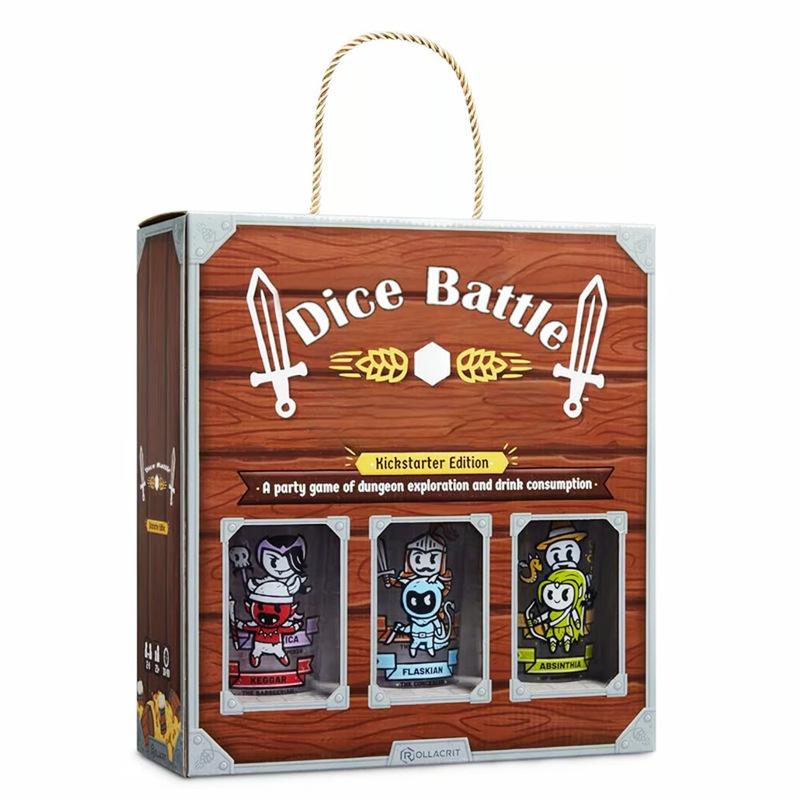 Dice Battle: Cross-border Dungeon Exploration & Party Drinking Board Game Set