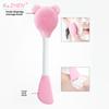 4pcs Plastic Face Mask Mixing Bowl Set, DIY Facemask Mixing Tool Kit, Facial Mask Bowl Stick Spatula Silicone Soft Face Brushes
