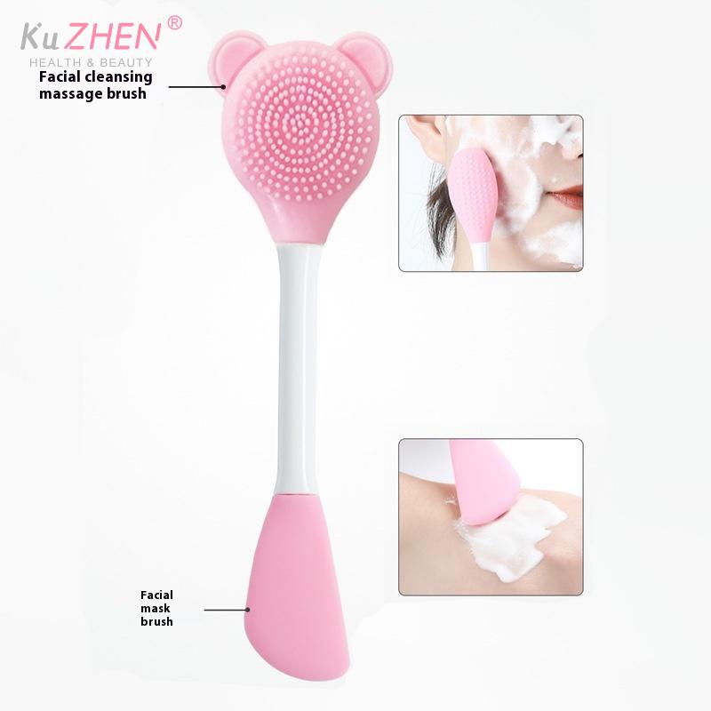 4pcs Plastic Face Mask Mixing Bowl Set, DIY Facemask Mixing Tool Kit, Facial Mask Bowl Stick Spatula Silicone Soft Face Brushes