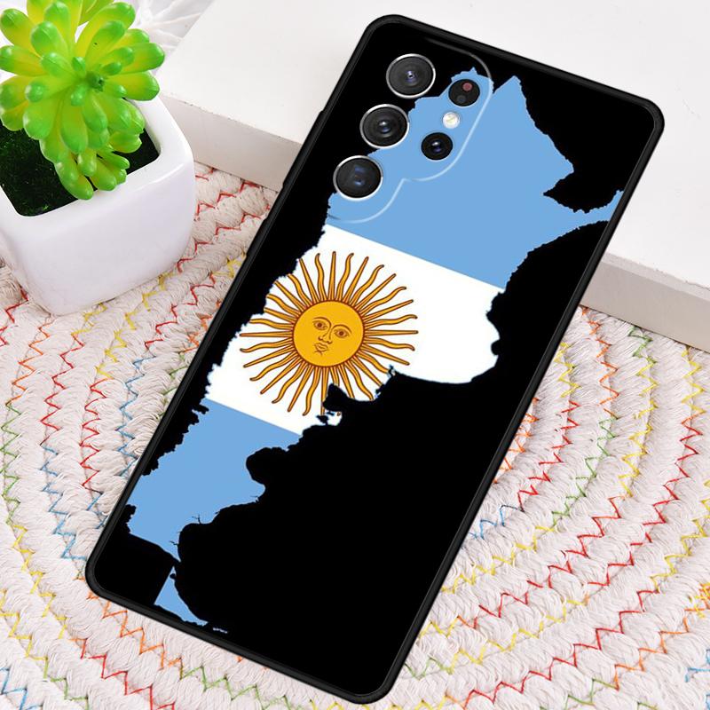 Argentina Flag soft Phone Case for Samsung Galaxy note 10 pro S26 Ultra S23 S24 FE S25 S21 S22 PLUS shockproof Cove