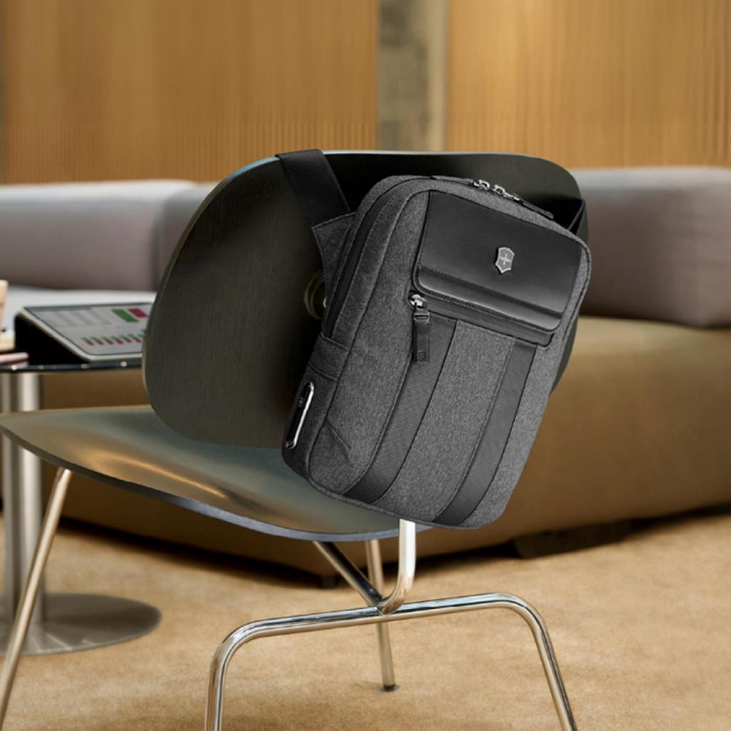 Architecture Urban2 Crossbody Body Bag with Pocket for 10 Inch Shoulder Shoulder Antibacterial Multitool Gray 612668 [Victorinox] Bag, Tablet, Bag,