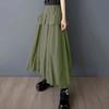 Xitao Bud Button False Two Pieces Skirt ZMY1192