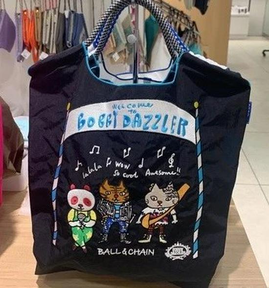 Chinesische Marke Bestickter Schwarzer Oxford-Stoff Shopper - Großes Fassungsvermögen, Vielseitige Nylon-Handtasche