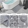 Bathroom Non-Slip Mat Solid Color Massage Mat Home Anti-Slip Suction Cup Carpet Waterproof Dirt-Resistant Toilet Hotel Floor Mat