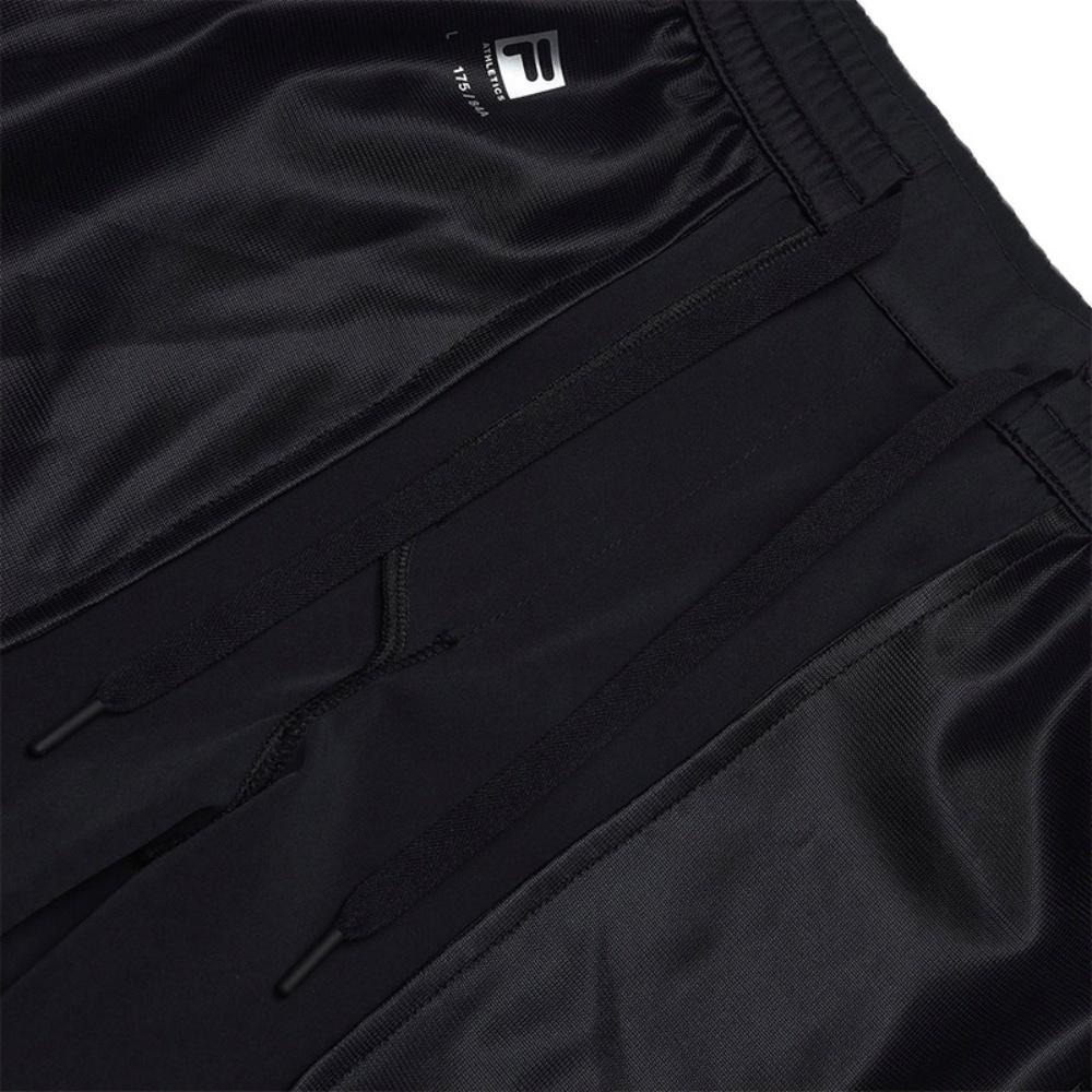 Fila Athletics A.P. Series Casual Fashion Simple Versatile Comfortable Knitted Sports Pants Men Bottoms Deep-Black A11M521813F-BK