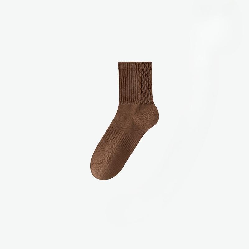 Herren Herbst Baumwolle Ätherisches Öl Feuchtigkeitsspendend Desodorierend Leichte Sport Freizeit Massage Unten Knochenlose Schlauchsocken