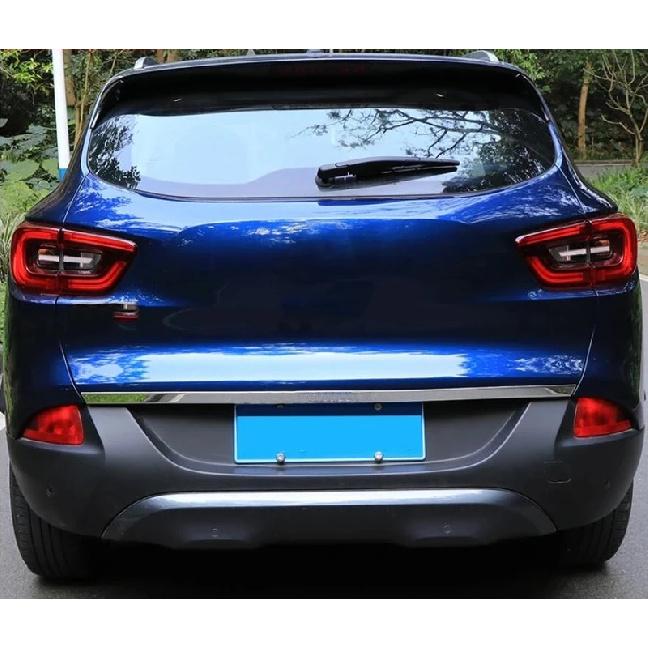 Para Renault Kadjar 2016 2017 2018 Tiras Embellecedoras de Acero Inoxidable para Tapa del Maletero Trasera Pegatina Accesorios de Estilo para Coche