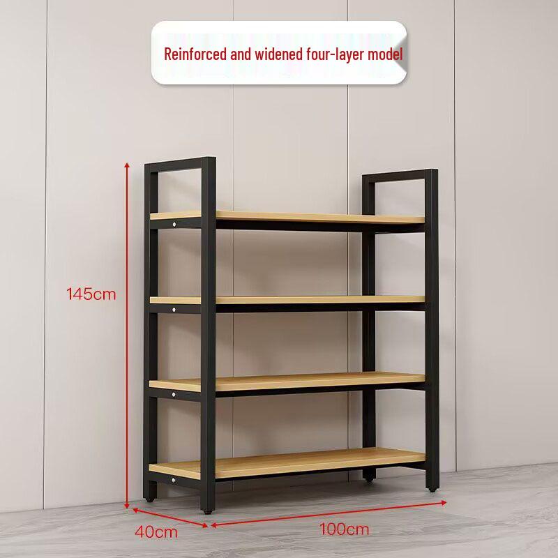 Multilayer Floor Standing Bookshelf and Storage Rack
