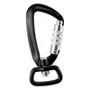 Lixada 2pcs Swivel Carabiner Clip 360 Degrees Rotatable Spinner Carabiner Small Auto Locking Carabiner