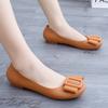 Fashion 2024 New Women's Sandals Solid Color Flat Bottom Fashion Round Head Summer Outerwear Daily Casual Flat Bottom Single Shoe