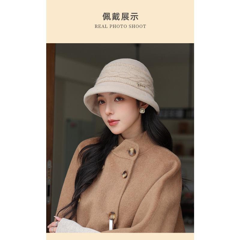 Women S Vintage Literary Warm Fisherman Hat Autumn Winter Commuter Hat