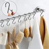 2Pcs Metal S-Shape Hook Garden Hanging Clasp Kitchen Pot Rack Bedroom Bags Clothes Towels Closet Rod S Hanger Hooks With Buckle