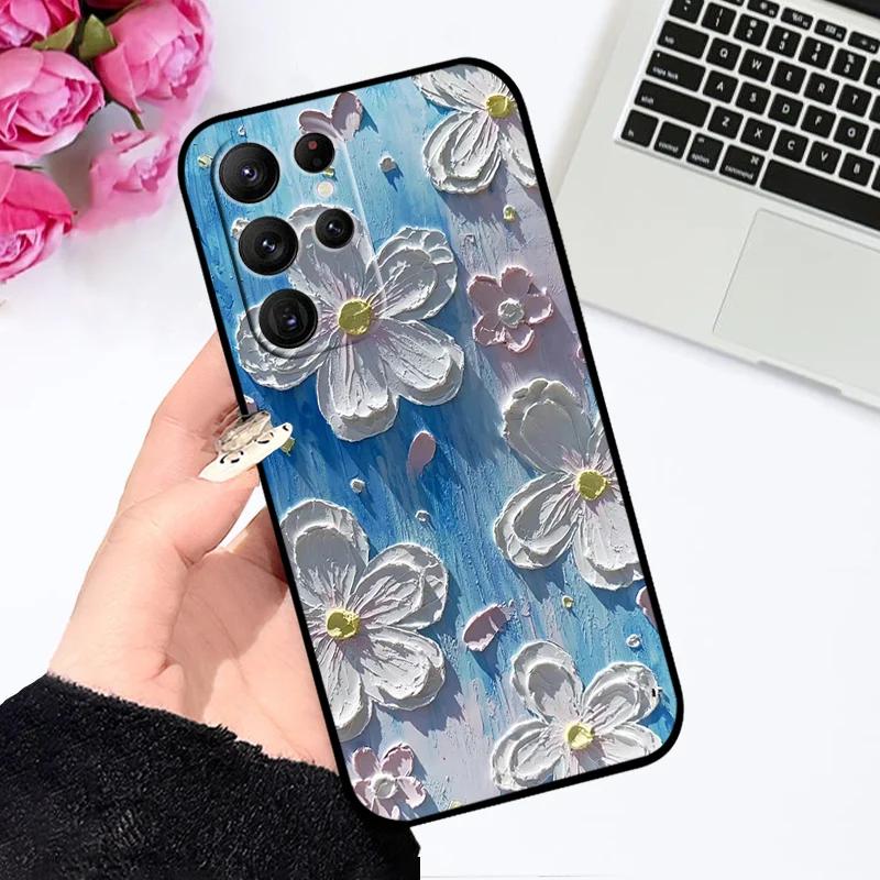 For Samsung S25 Cases S25+ S 25 Plus Fashion Printing Soft TPU Phone Cover For Samsung Galaxy S25 Ultra Edge Shockproof Bumper