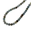 SuChuang Sterling Silver Aquamarine Beaded Necklace - Women's Simple & Versatile Design Choker.