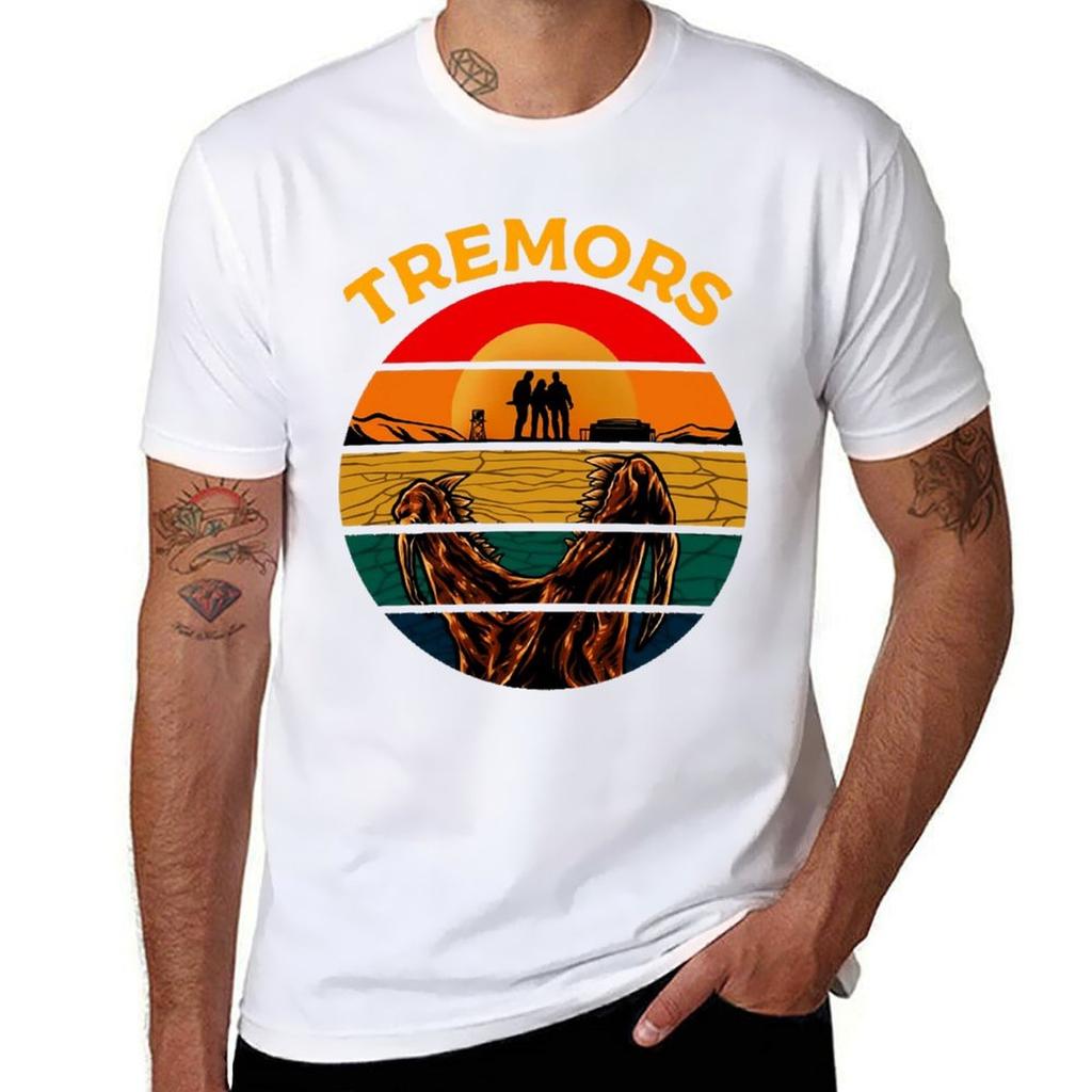 Tremors Vintage Tshirt Work Daily Short Sleeve Top Tshirt
