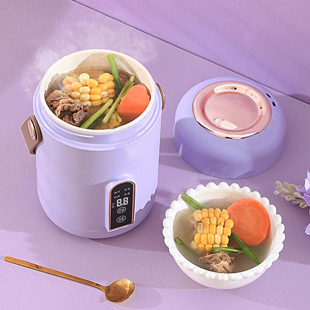 Mini Rice Cooker Efficient Heating Insulated Portable Multifunction Soup Porridge Stewpot for Home  Dorm Small Rice Cooker