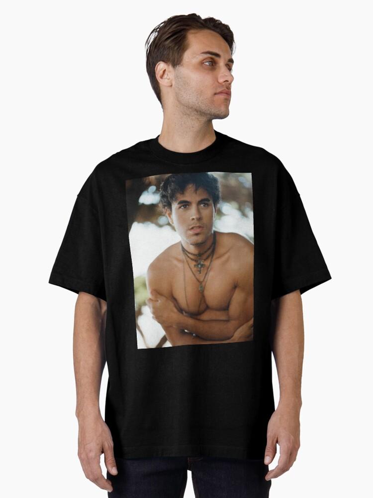 Enrique Iglesias Enrique Iglesias Shirtless Oversized T-Shirt