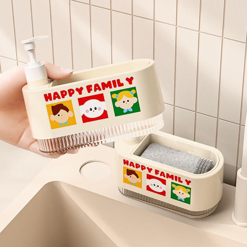 Leak-Proof Kitchen Hand Soap Dispenser Refillable Liquid Soap Container  Countertop