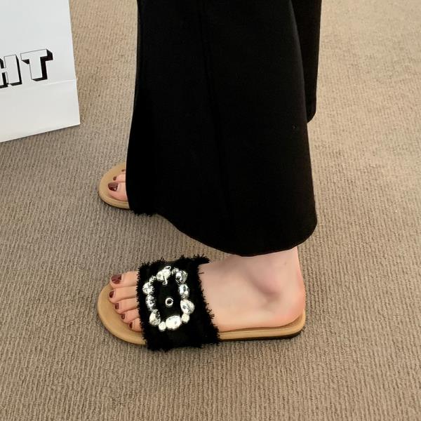 Fashion Shoes Slippers Women Summer Pantofle Shale Female Beach Slides 2025 Flat Sabot Scandals Beach Shoes Slippers Flat Slides Slipers