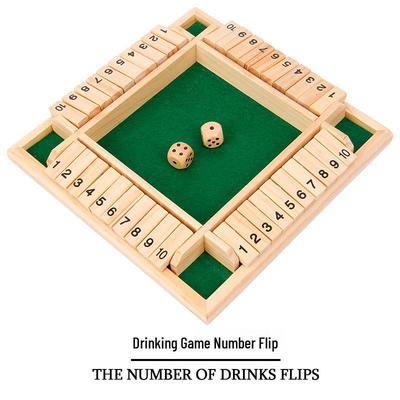 Double-Sided Flip Card Game: Four-Sided Chess-Inspired Adult Party Puzzle and Drinking Props