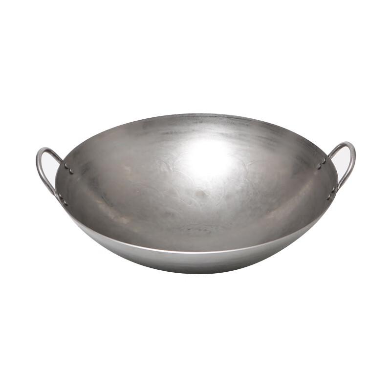 Triceratops 30cm Double-Handled Stainless Steel Stir-Fry Wok
