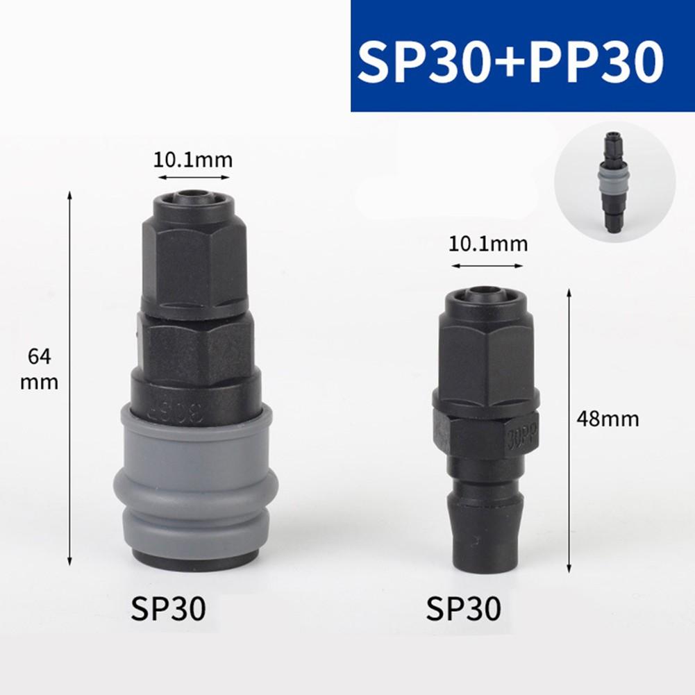 Energy Saving Pneumatic Connectors with Self Sealing Functionality