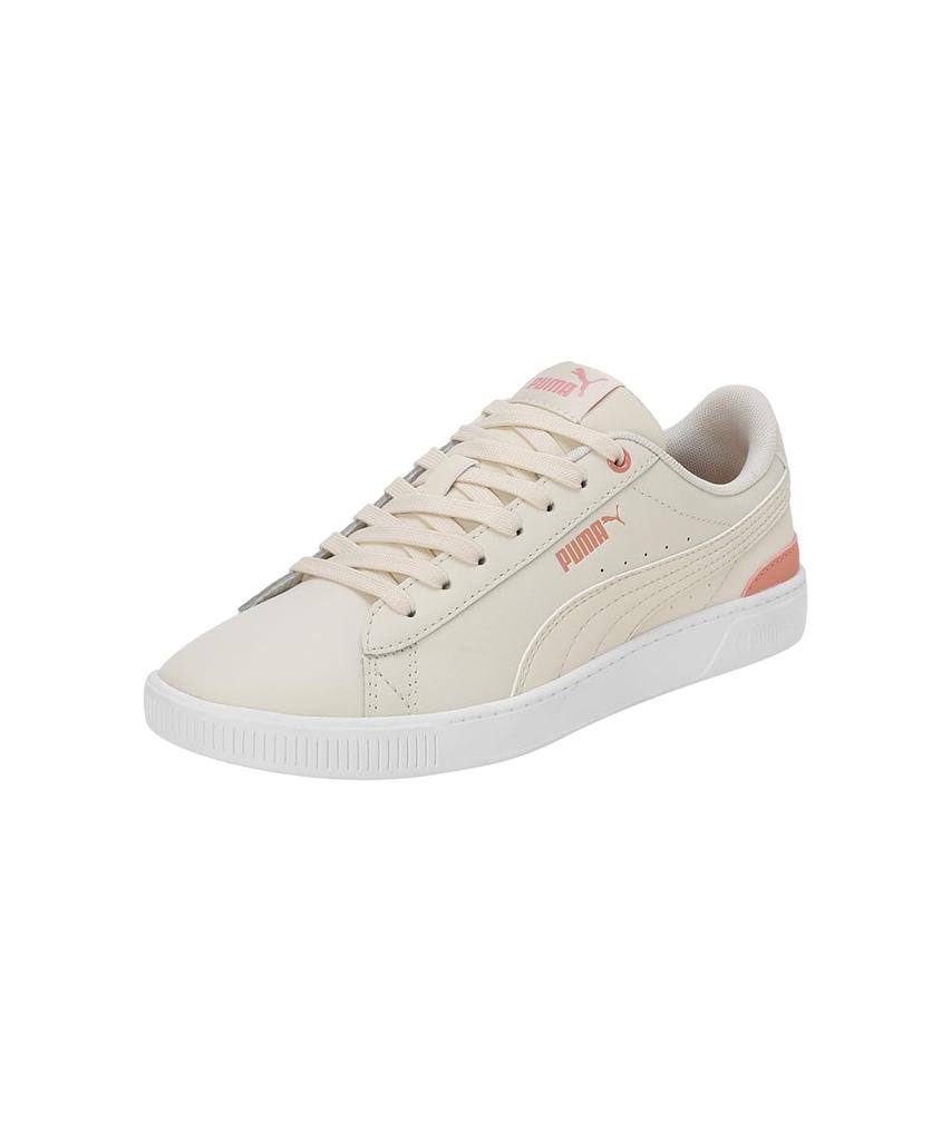 PUMA Vicky V3 Leather 2024 Alpine Peach White Size cm Sneakers, 383115, Women's, Fall/Winter Colors Snow/Diva (17), 25.0
