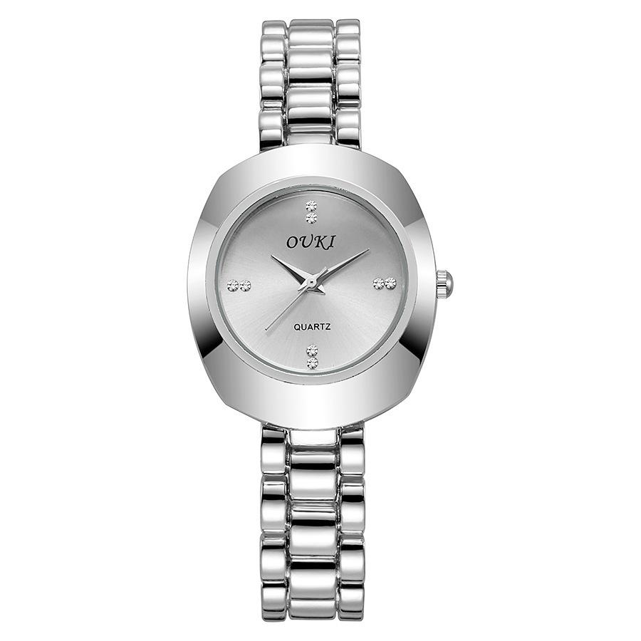 

Watch Women S Niche Light Luxury Design Drill Watch серебряный