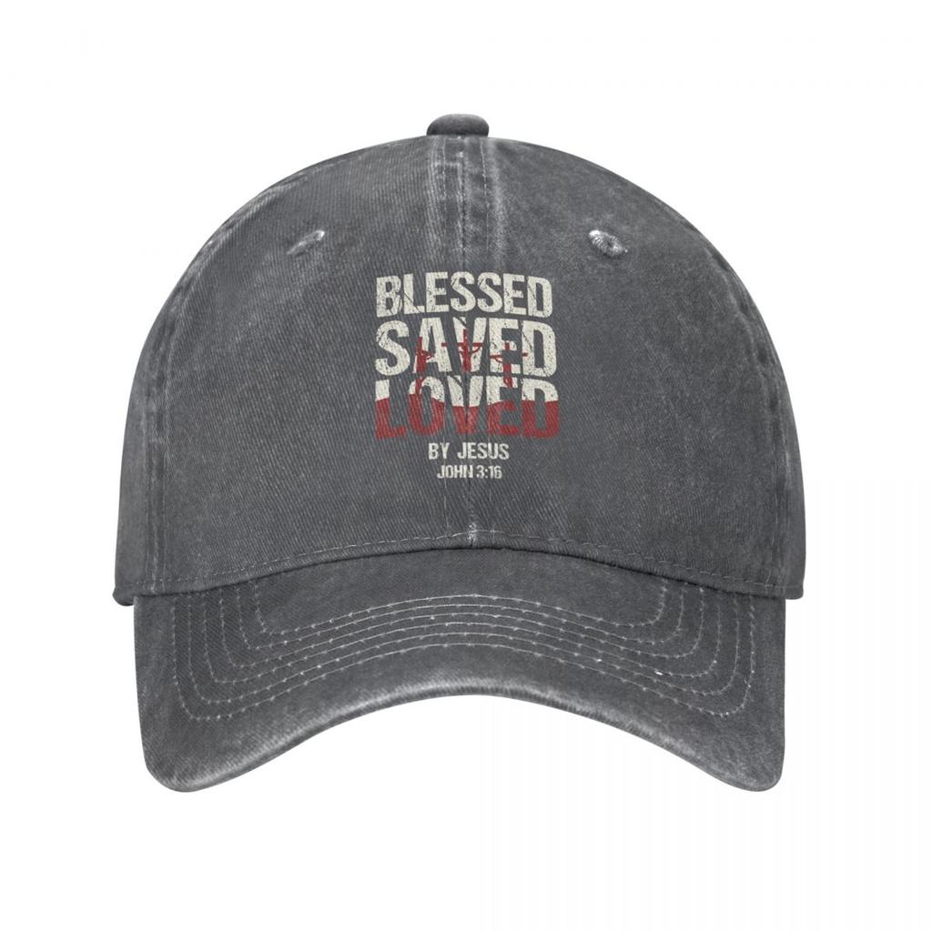 Klasik Yıkanmış Hristiyan İnancı Tanrı İsa İnanan Hediye Kutsanmış Kurtarılmış Sevilmiş Erkek Kız Yaz Sonbahar Snapback Şapka