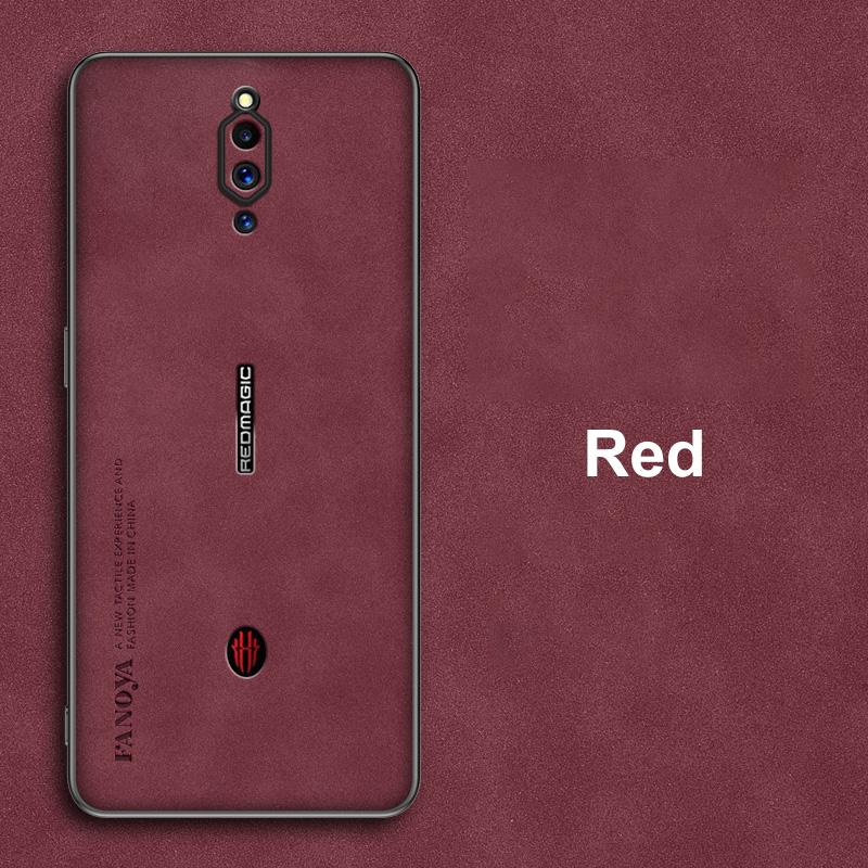 Luxury PU Leather Case For Nubia Red Magic 5G 5S Cover Matte Silicone Shockproof Protection Phone Case For RedMagic 5G 5S Coque