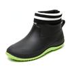 2024 Four Seasons Male Rain Boots Novelty Men's Rain Boots Non-slip Breathable Masculino Slip-on Winter Warm Rain and Snow Shoes