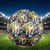 football player Print Size 5 Soccer Ball, PU Wear Resistant Football for Match Training and Daily Practice, Birthday Gift for Soccer Fans