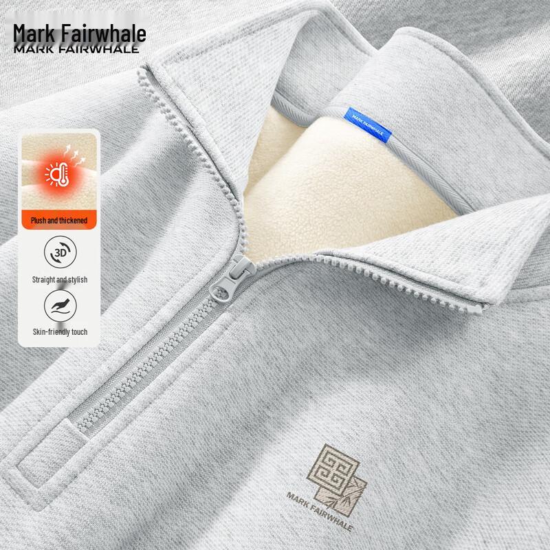 Mark Fairwhale Men's Fleece-Lined Half-Zip Sweatshirt