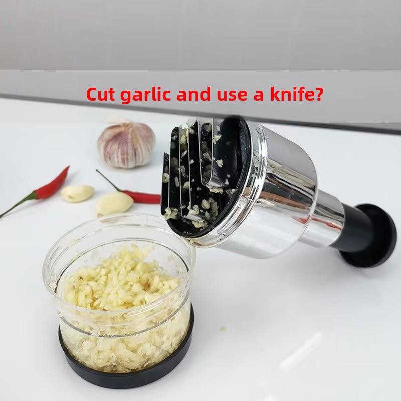  304 Stainless Steel Manual Garlic Masher Multifunctional Kitchen Gadget
