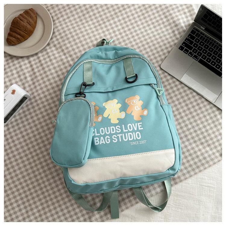 Backpack Large Capacity Junior High School Student School Bag Versatile Leisure Travel College Student Backpack Female