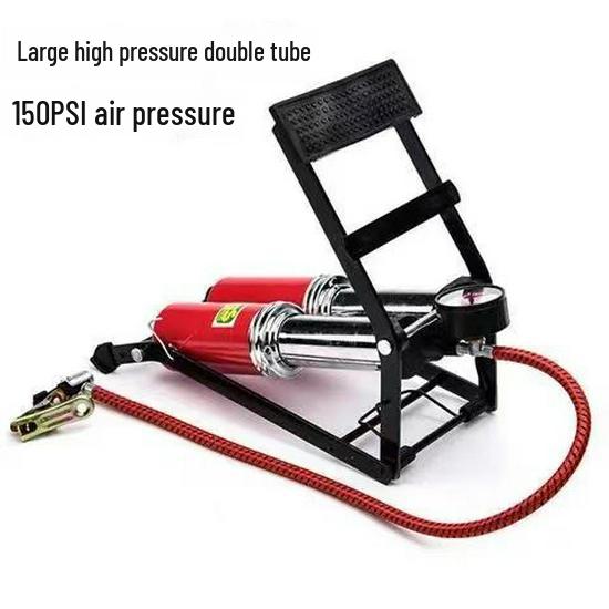 

Двухтрубный ножной насос высокого давления Hercules для велосипедов и мотоциклов