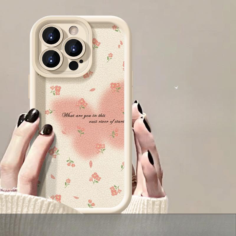 

Подходит для чехла для мобильного телефона Apple 15 Iphone14/13promax Размытый цветочный бант 11/12 Ягненок Xr iPhone 6s Plus