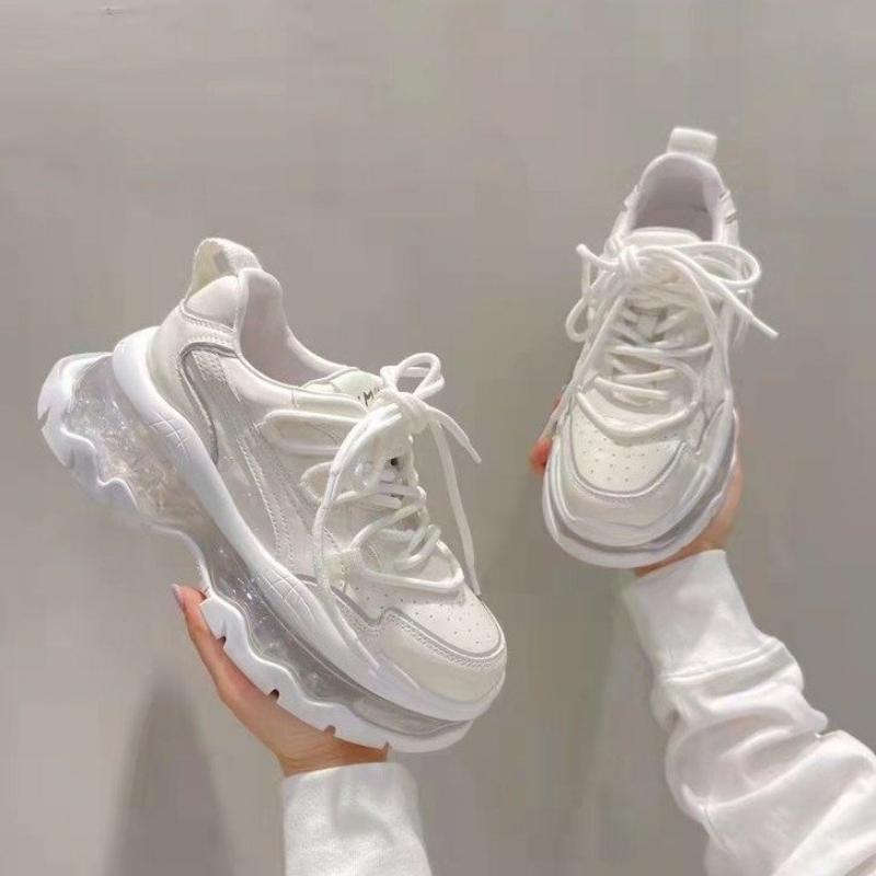 Women's Casual Thick Soled Elevated Shoes 2024 Spring and Summer New Style Trend Fashion Casual Fitness Tourism Running Sneakers