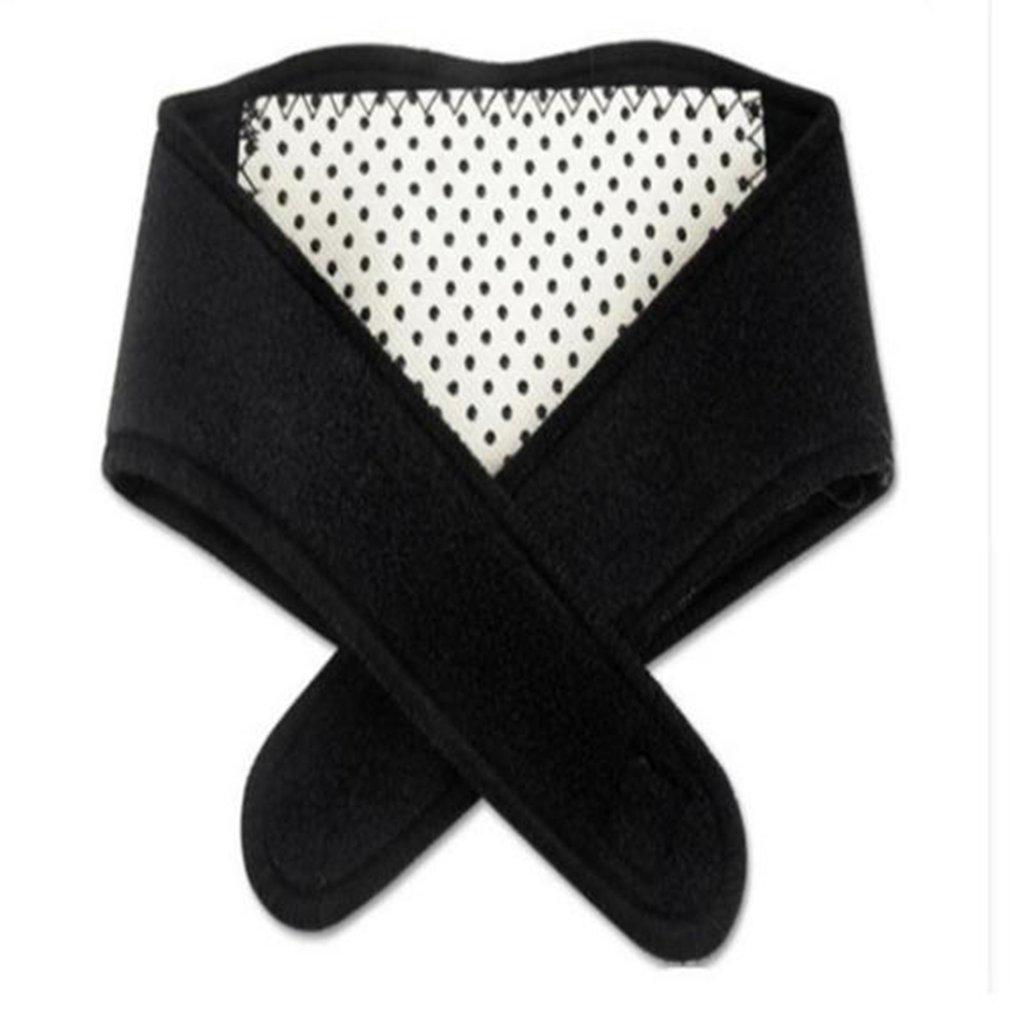 

Magnetic Neck Belt Tourmaline Self Heating Therapy Neck Wrap Belt Brace Pain Relief Cervical Vertebra Protect Health Care Hot чёрный