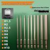 S2 Strong Magnetic Hex Socket Bit - High Strength, Shock Resistant for Hand Drills and Electric Screwdrivers