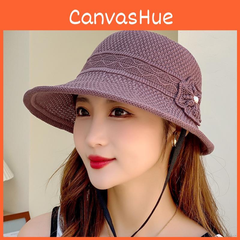 Casual Woven Sun Hat For Women With Large Brim And Uv Protection For Beach And Hiking