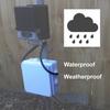 Waterproof/Bugproof IP55 Universal Reserved Holes Electrical Junction Box, ABS Plastic Indoor/Outdoor Electrical Project Enclosure, White, 1