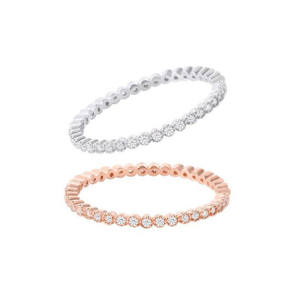 (Silver) Bling Cubic Simple Ring