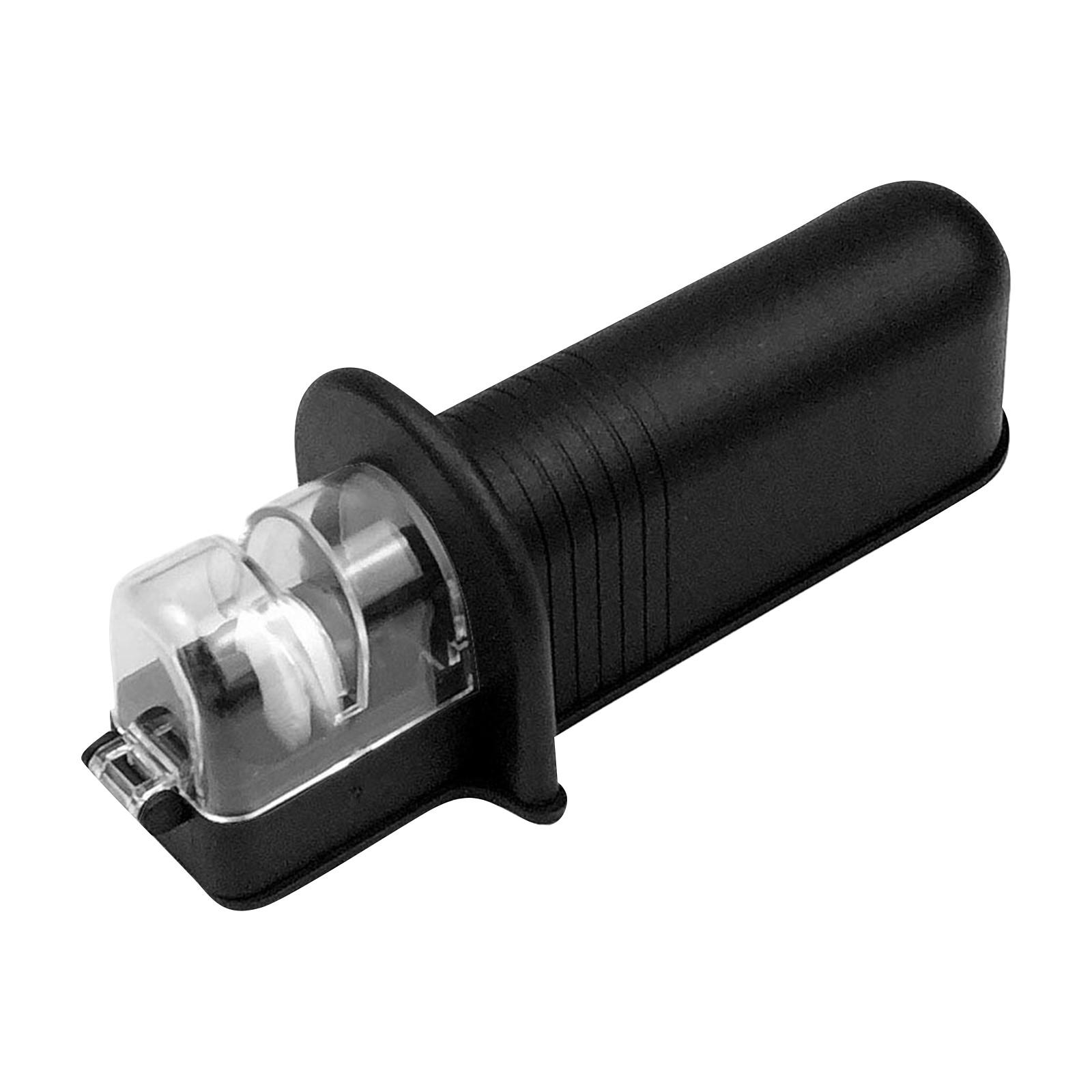 

Бытовая точилка, алмазная точилка из вольфрамовой стали, кухонная точилка с регулируемым углом, четырехсекционная быстрая точилка One Size чёрный